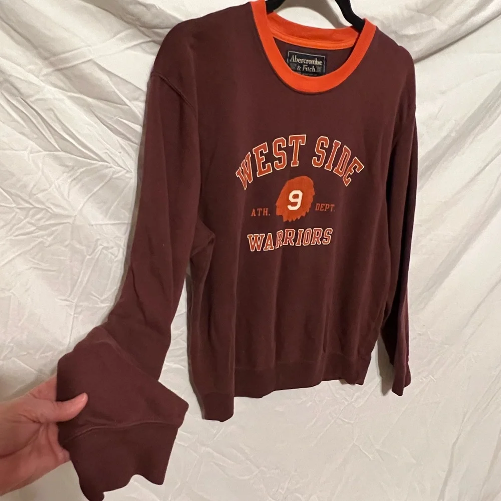 M Vintage Abercrombie & Fitch shirt Hip Hop Streetwear sweatshirt - Picture 5 of 9